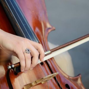 Cello playing